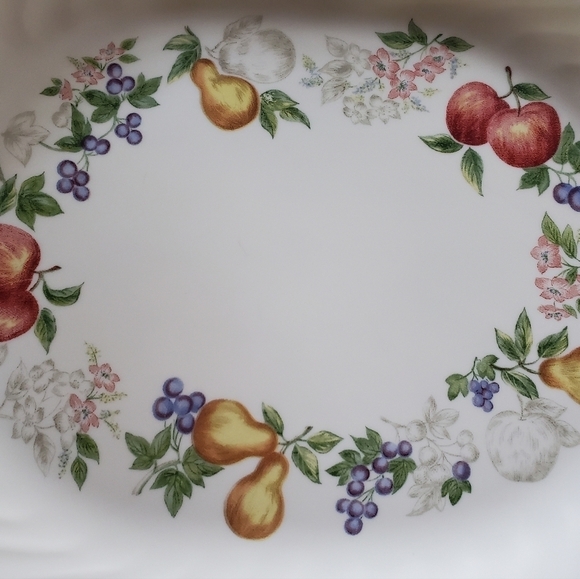 Vintage Corelle Chutney Fruit Pattern Serving Platter - Picture 4 of 9